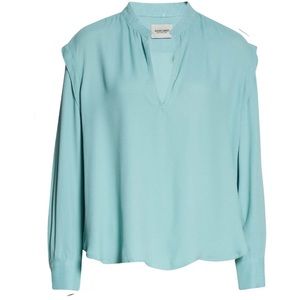 Rachel Comey Veracity long sleeve Top Aqua